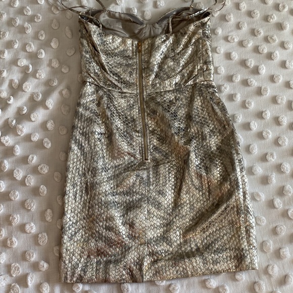 🐍 LEIFSDOTTIR shiny metallic dress 🐍 - Picture 3 of 7